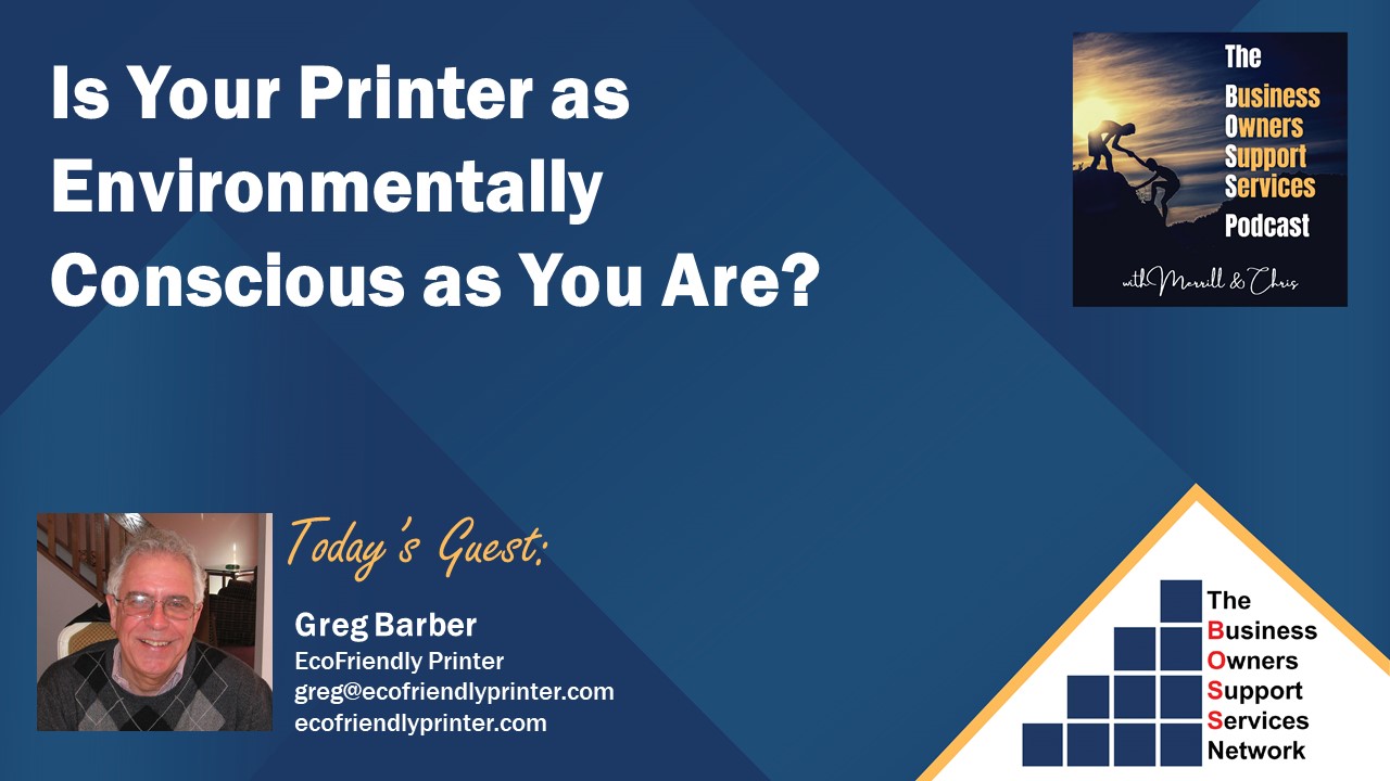 Podcast – Is Your Printer as Environmentally Conscious as You Are?