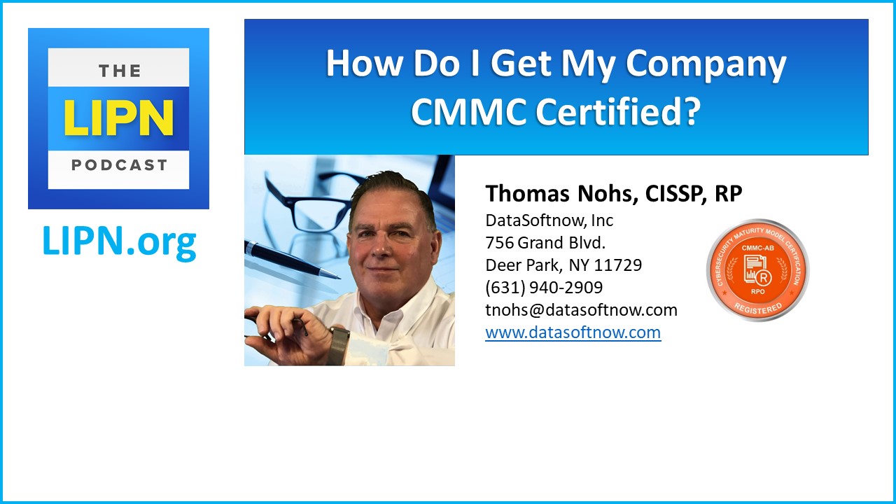 Podcast – How Do I Get My Company CMMC Certified?